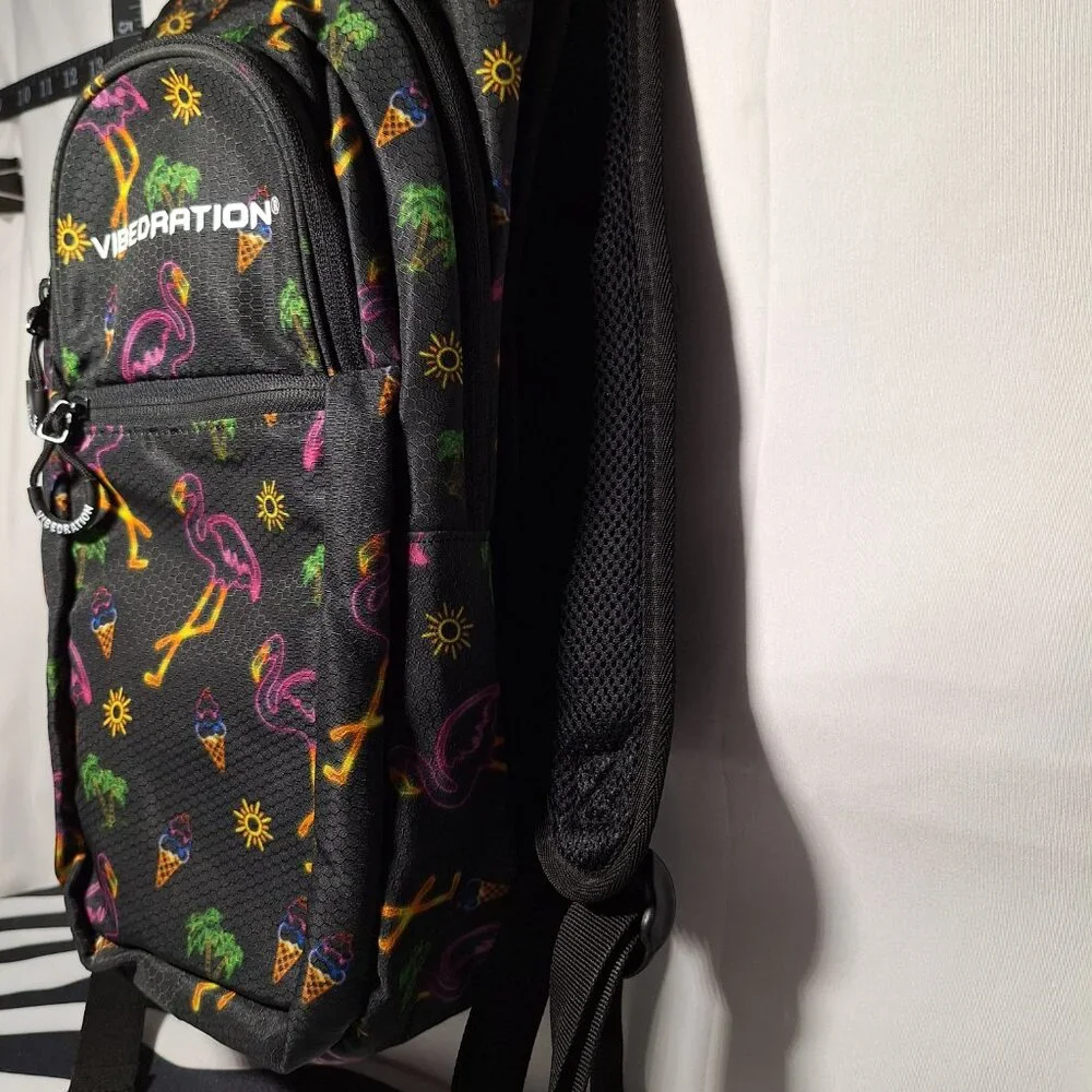 Vibedration Hydration Backpack w/o bladder - Neon Tropical - Used
